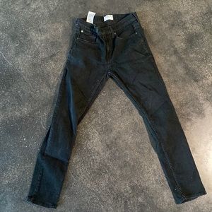 Levi skinny black jeans men